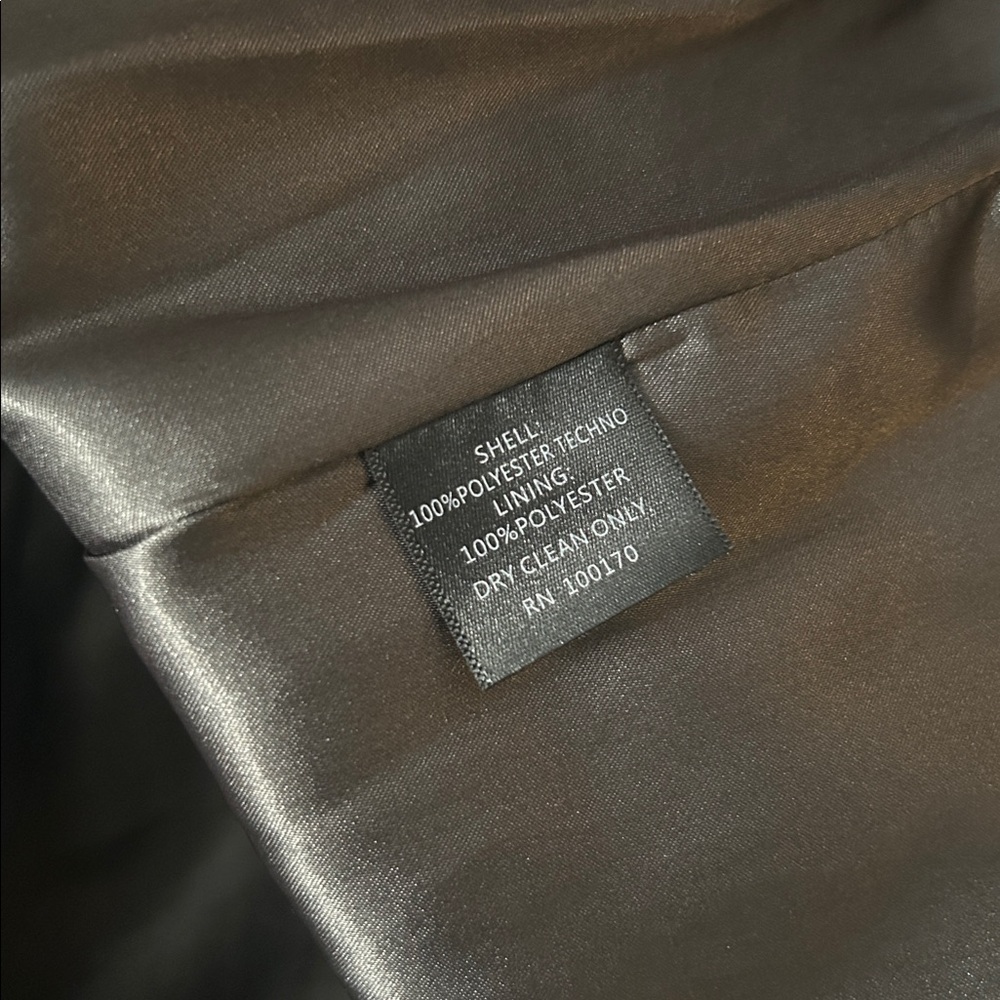 Sandro Steel Gray Double-Breasted Trench Coat - Picture 8 of 8